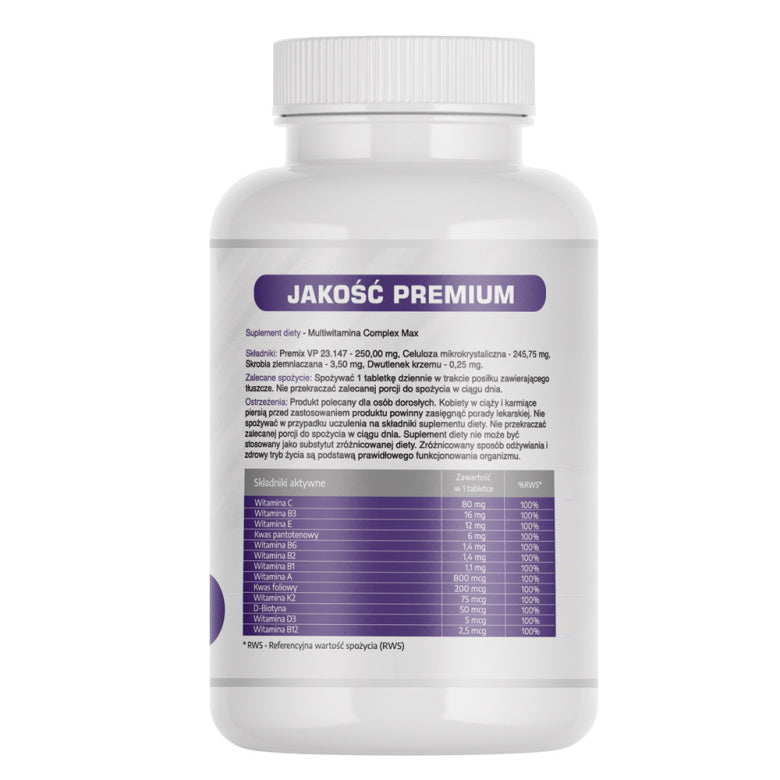 Multiwitamina Complex MAX 250mg - 120 tabl