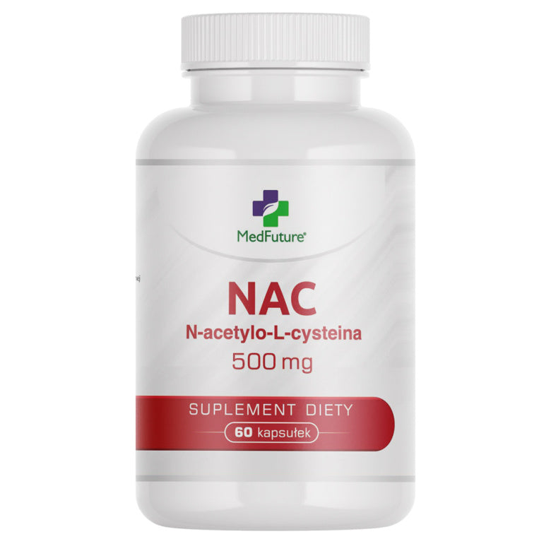 NAC N-Acetyl-L-Cysteina 98%   500mg - 60 kaps