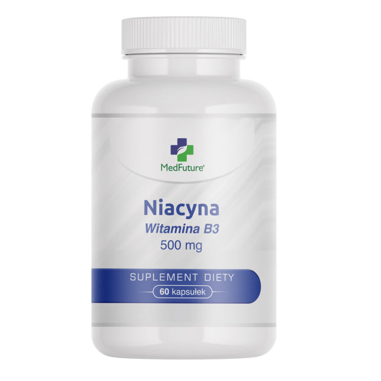 Niacyna Witamina B3 500mg - 60 kaps