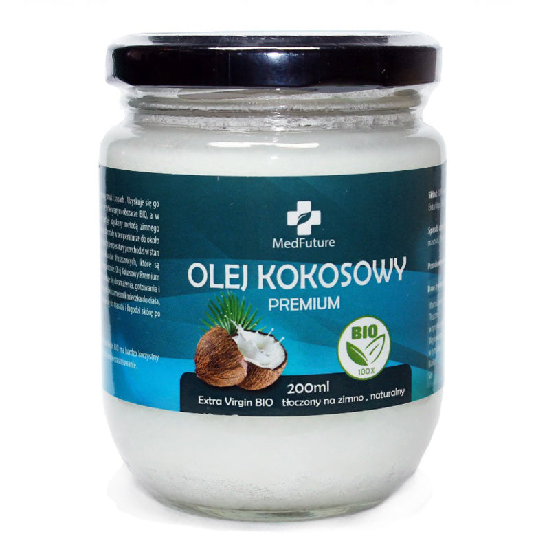 Olej Kokosowy Extra Virgin - 200 ml