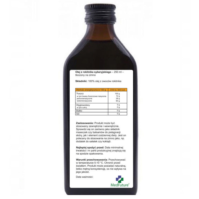 Olej z rokitnika syberyjskiego - 250 ml