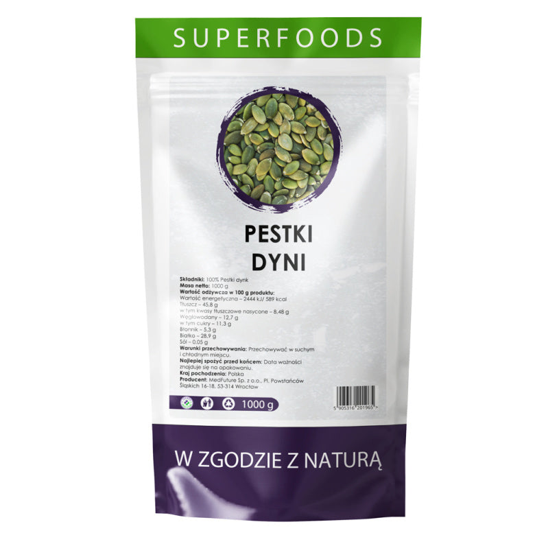Super Food Pestki dyni łuskane - 1000 g