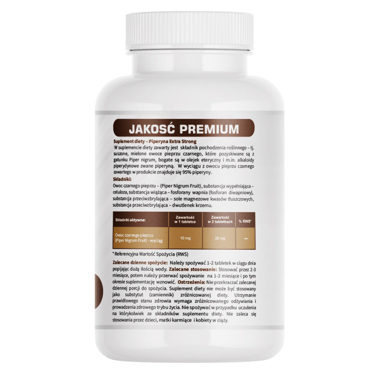 Piperyna Extra Strong - 60 tabl