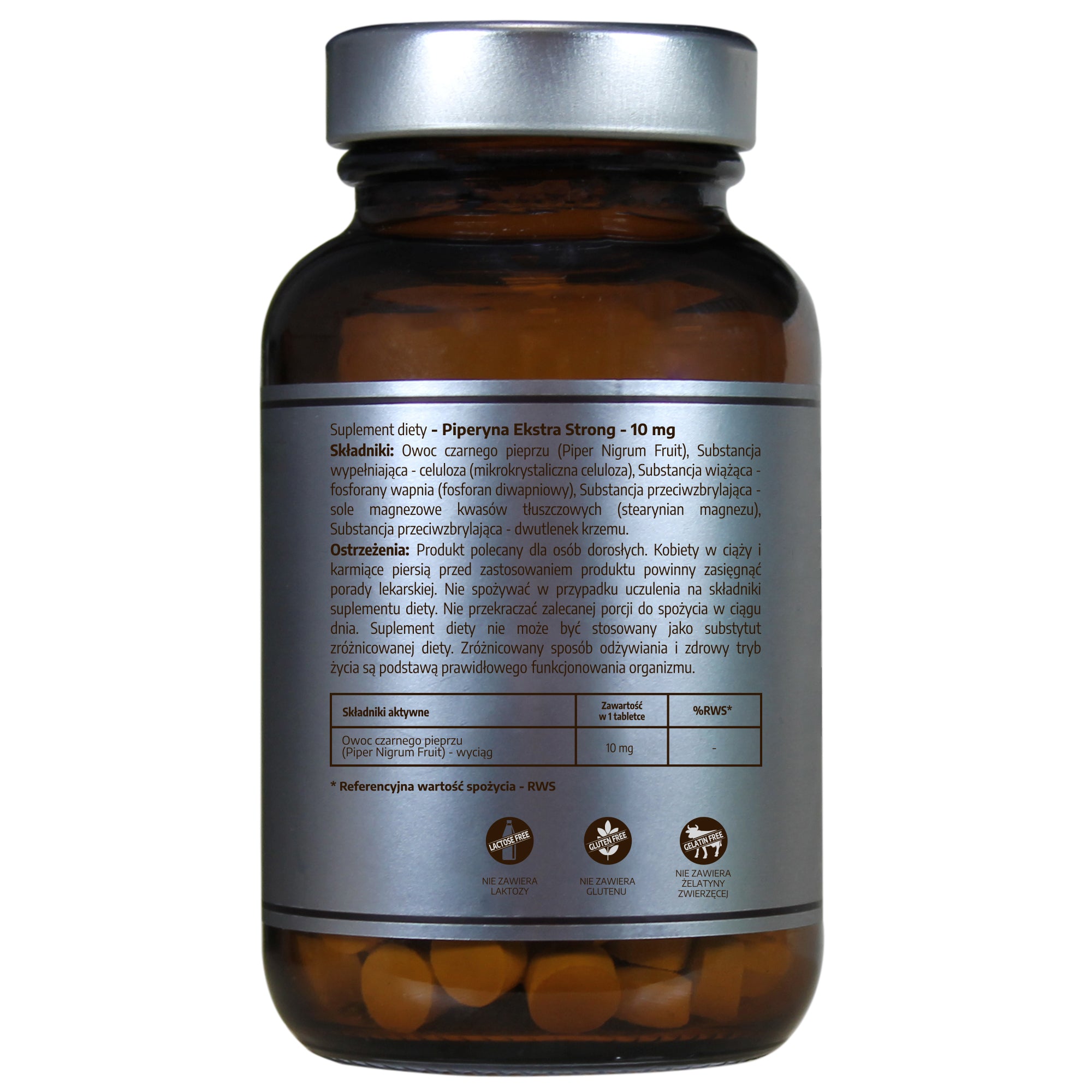 Piperyna Extra Strong - 60 tabletek