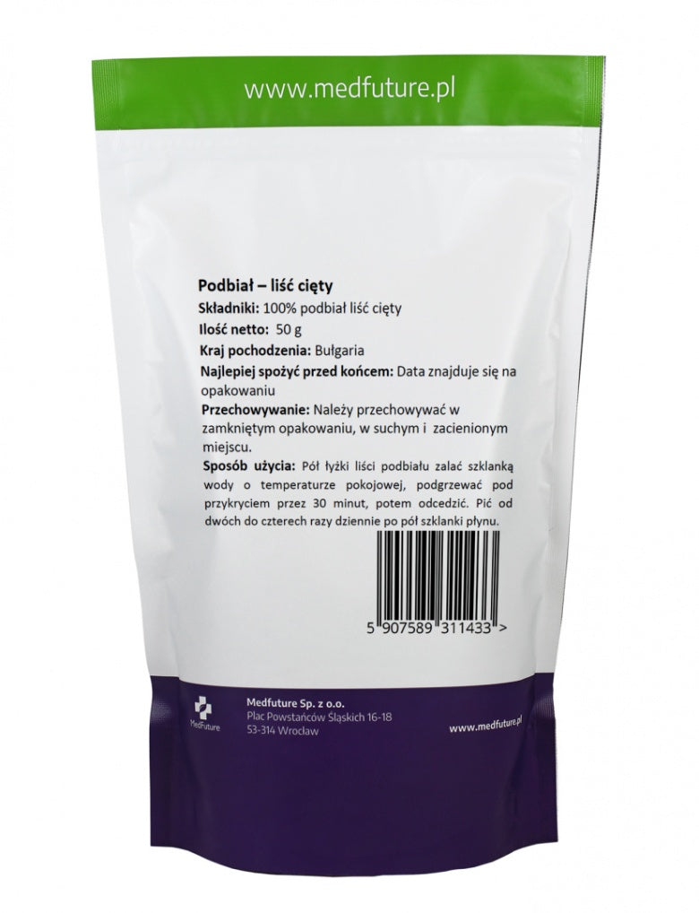Super Food Podbiał liść cięty - 50 g