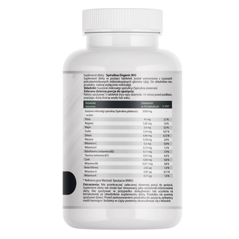 Spirulina Organic - 300 tabl