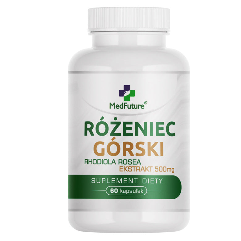 Różeniec górski ekstrakt 500mg - 60 kaps