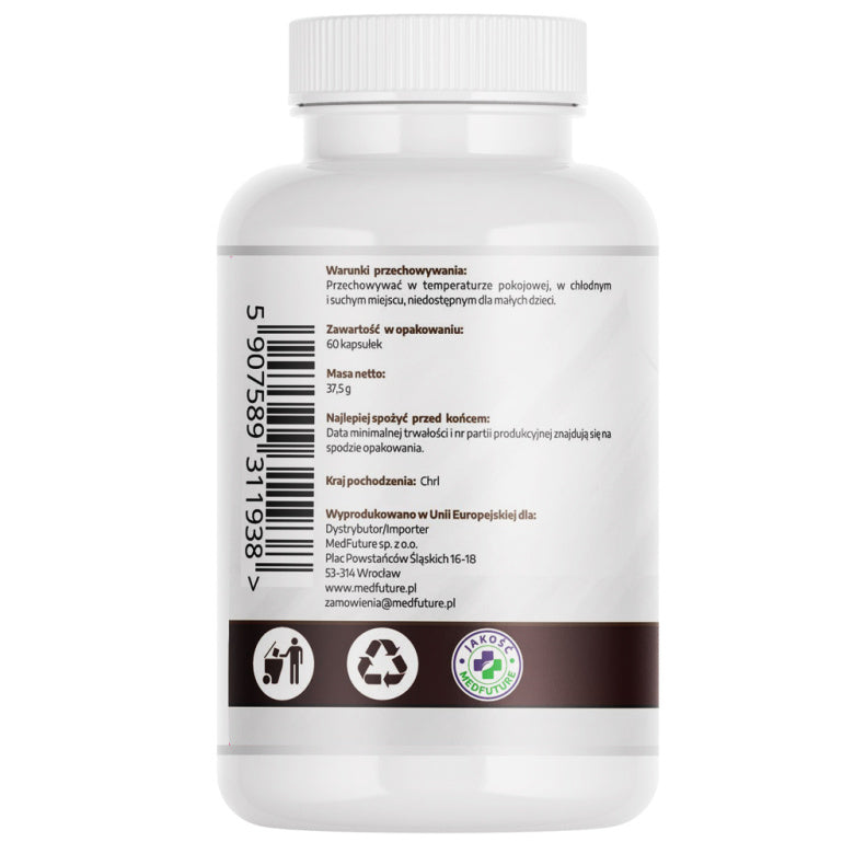 Soplówka jeżowata Lion's mane ekstrakt 500mg - 60 kaps