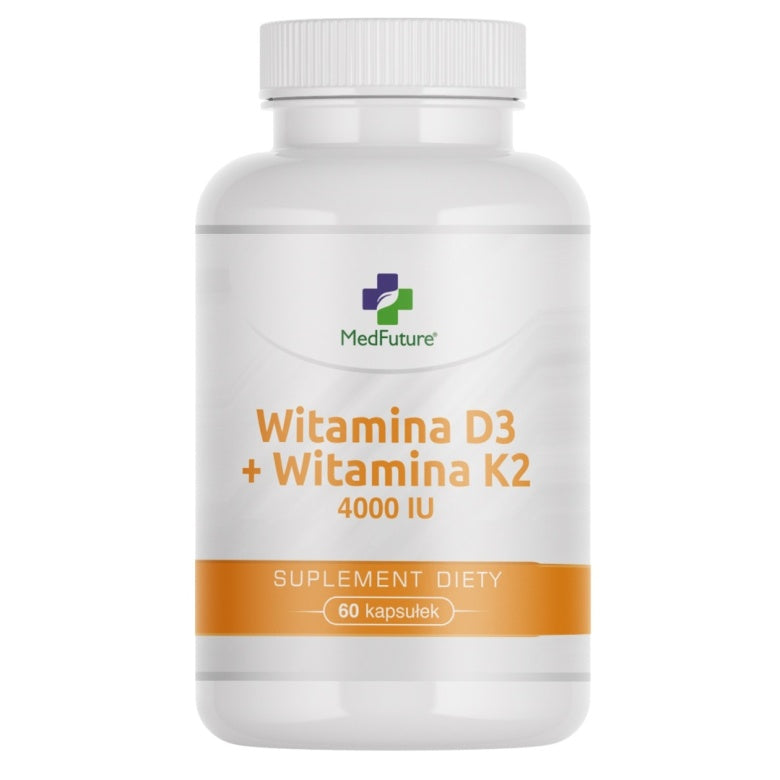 Witamina D3 + K2 4000iu - 60 kaps