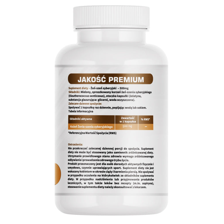 Żeń-szeń syberyjski 500mg - 60 kaps