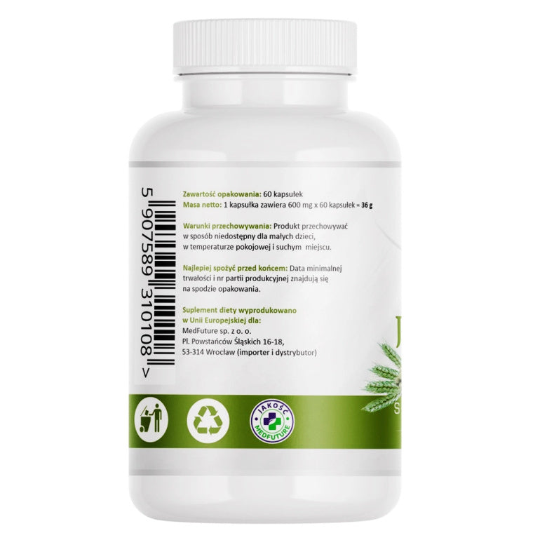 Zielony Jęczmień ekstrakt 500mg - 60 kaps