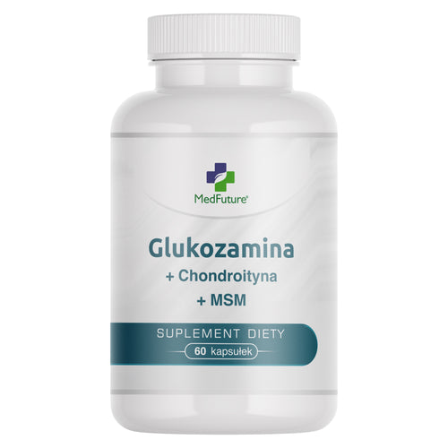 Chondroityna + MSM + Glukozamina 60 kapsułek VEGE