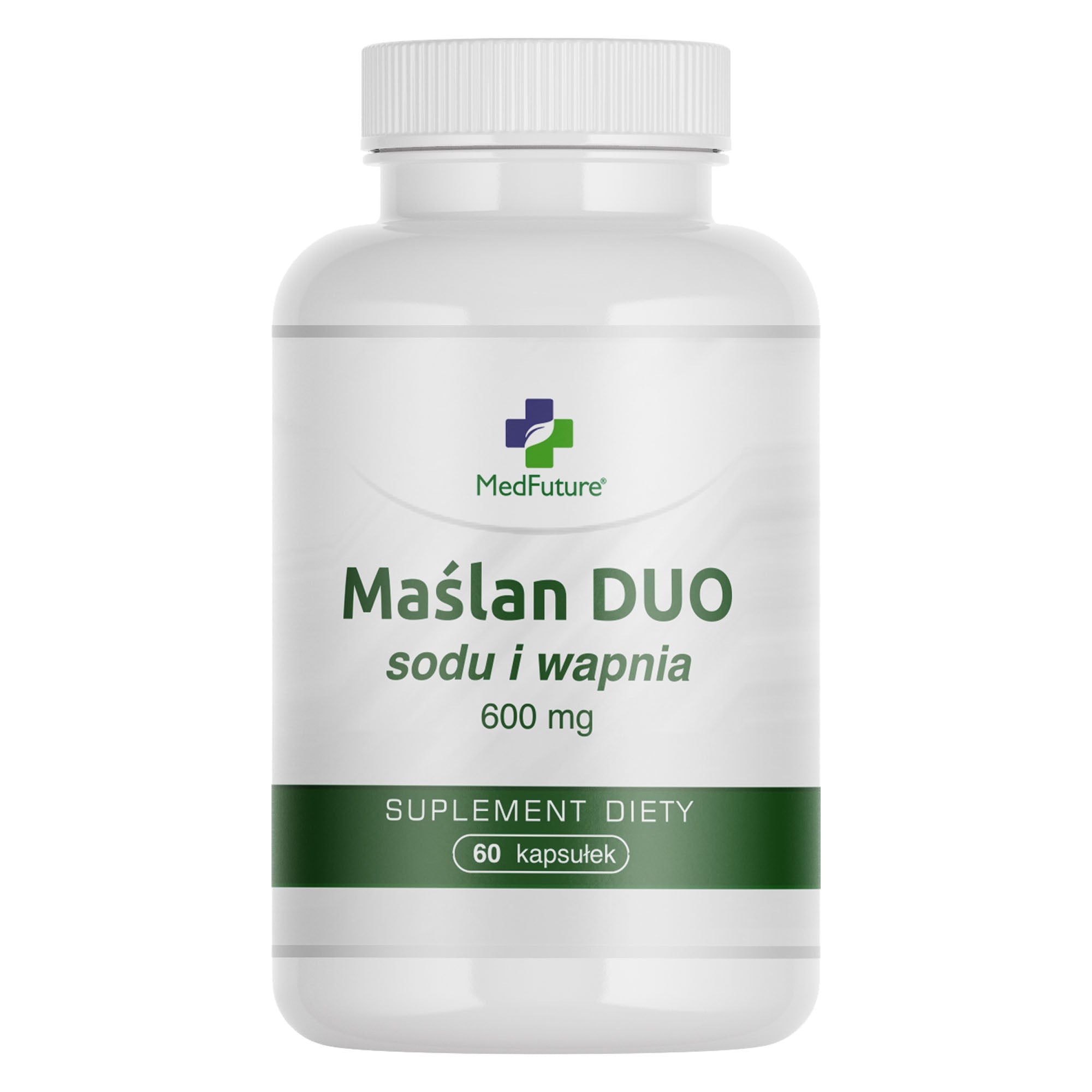 Maślan DUO (sodu i wapnia) 600 mg