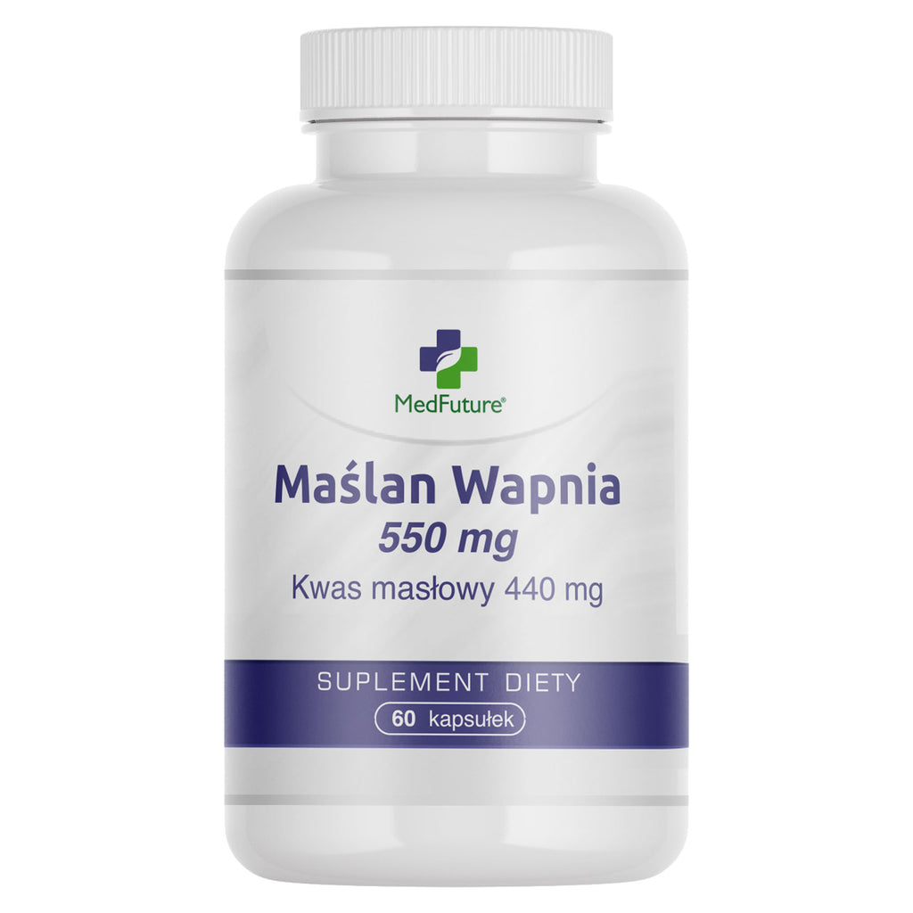 Maślan wapnia 550 mg 60 kapsułek
